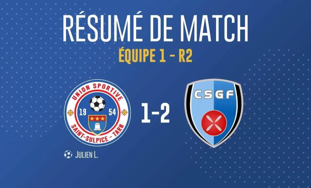 Le résumé du match opposant l'US Saint Sulpice à Comminges Saint Gaudens